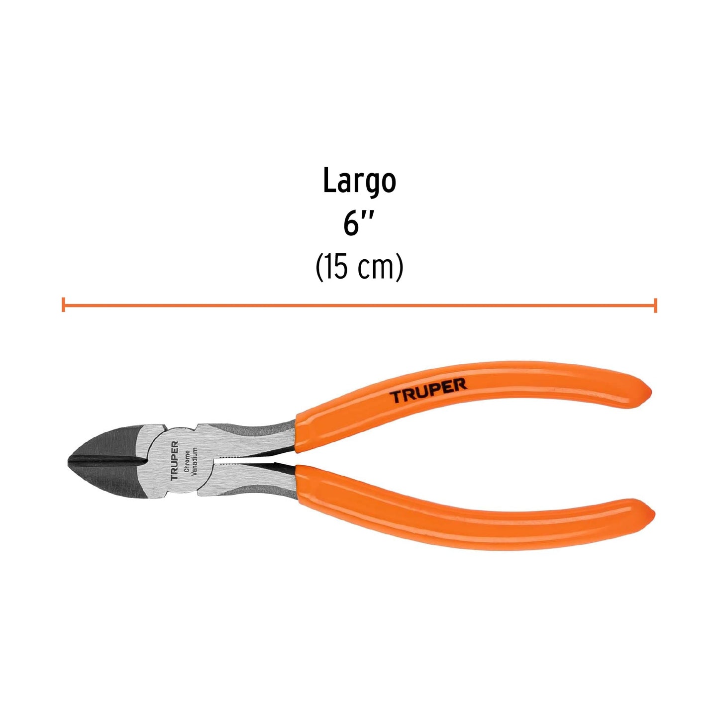 T202-6 Alicate corta frío 6", mango de vinil