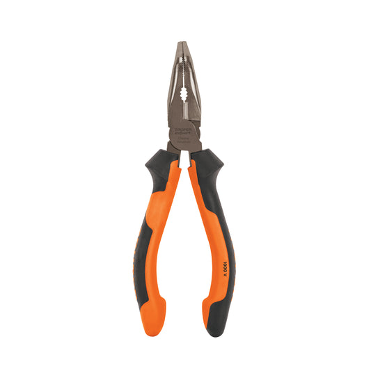 T302-6X Alicate punta curva 6', mango comfort grip