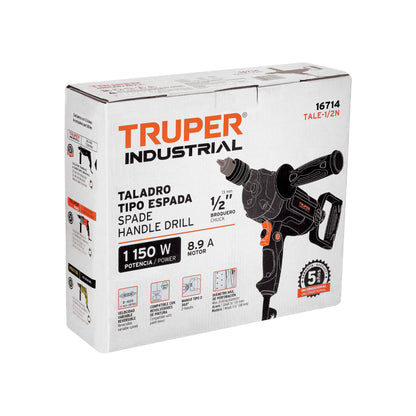 TALE-1/2N Taladro tipo espada Industrial 1/2', 1150 W