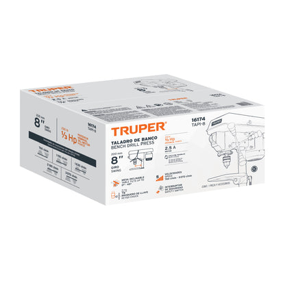 TAPI-8 Taladro de banco 1/2 x 8'