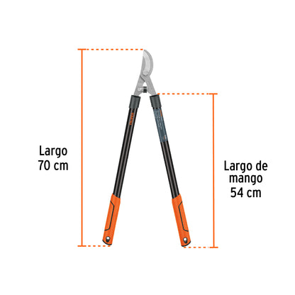TB-122 Tijera Classic ® para ramas altas, mangos tubulares, 68 cm