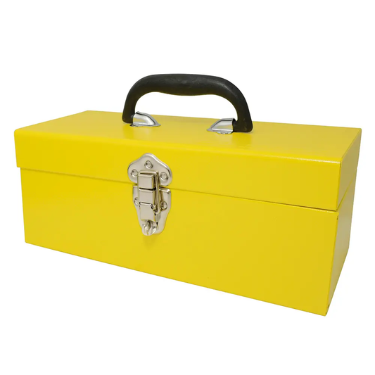 TB08 Caja metálica amarilla 14" X 6" X 6"