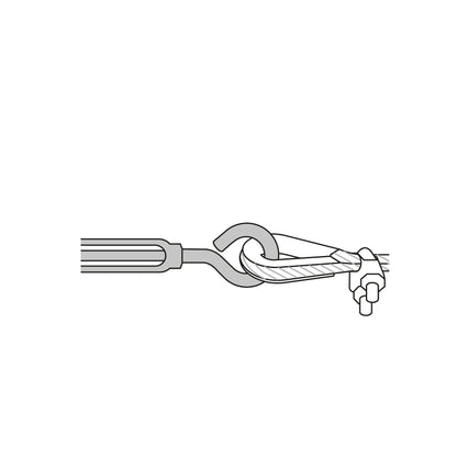 TEN-5/16A Tensor zinc, 5/16', gancho-argolla