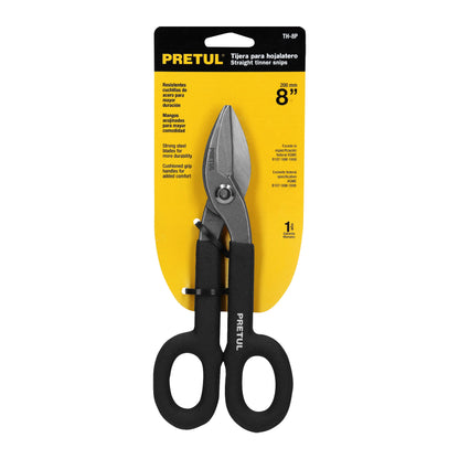 TH-8P Tijera para hojalatero 8", Pretul