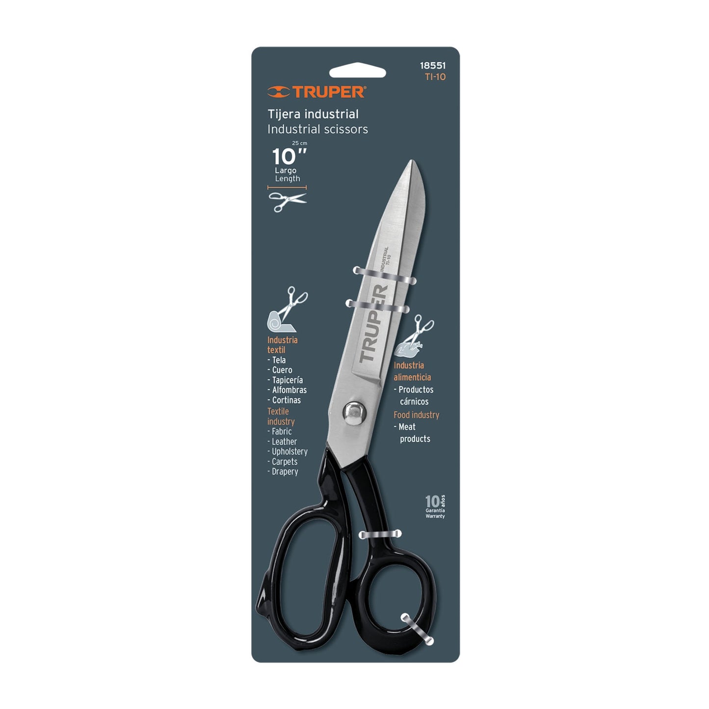 TI-10 Tijera para sastre 10"
