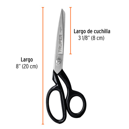 TI-8 Tijera para sastre 8"