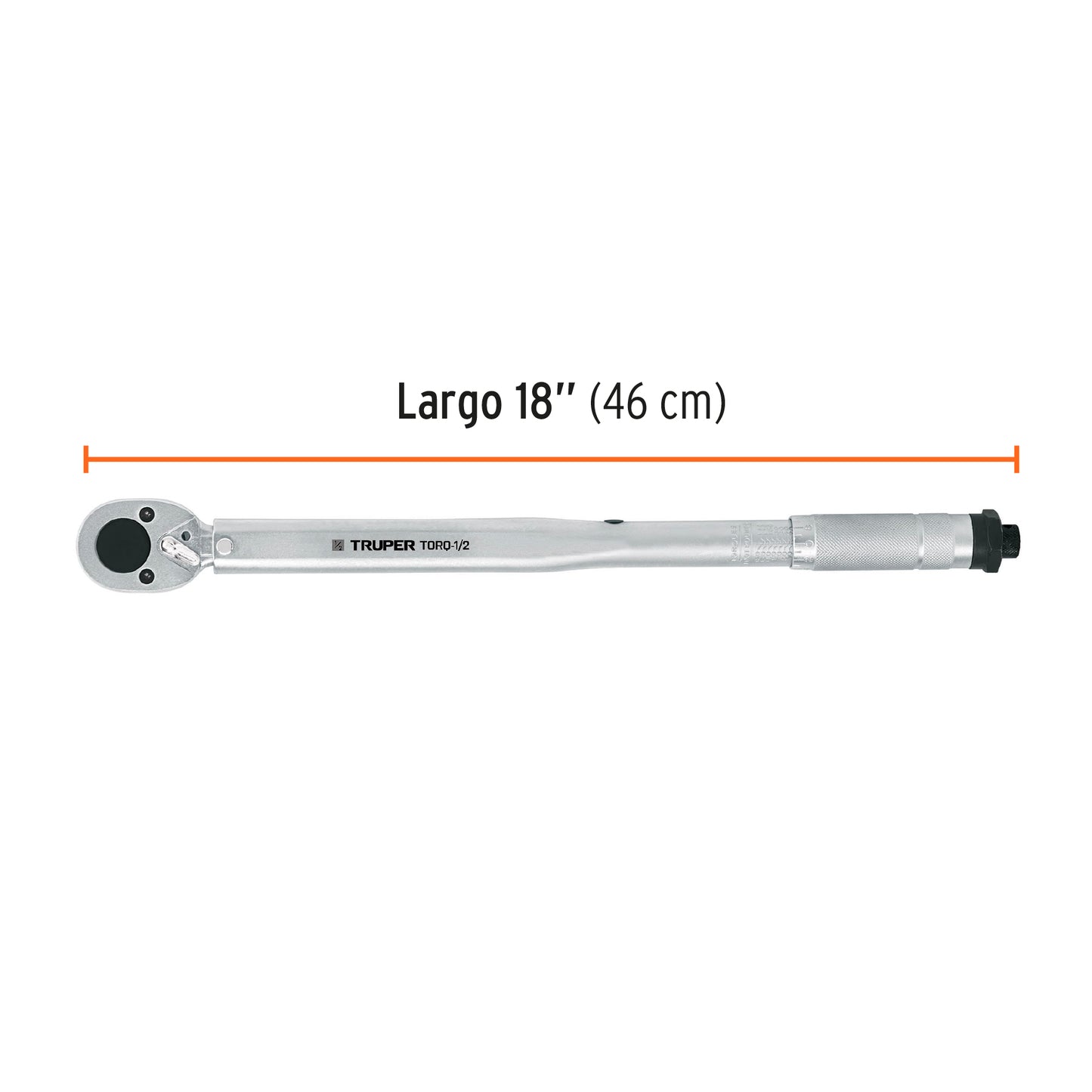 TORQ-1/2 Torquímetro de trueno, dos lecturas, para copas mando 1/2"