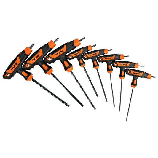 TORX-8TLX Juego de 8 llaves torx mango T, T9-T40