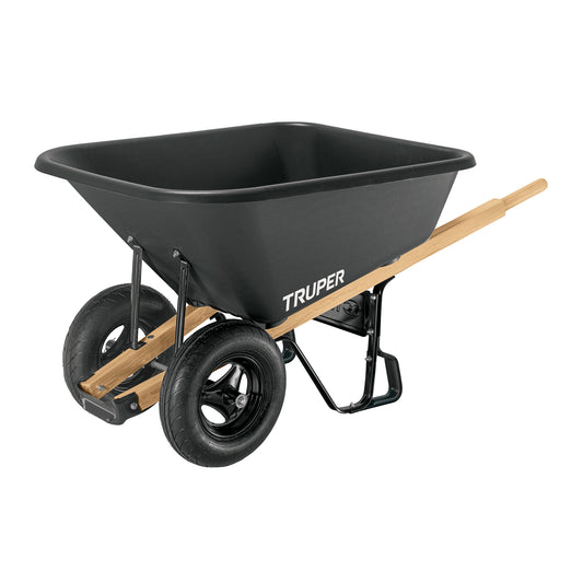 TP-8 Carr Plastica 8ft3, Llanta ND 16', Mango Madera 41x51mm