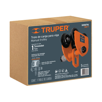 TRO-1 Trole de carga para vigas IPS e IPR, ajustable, 1 Ton