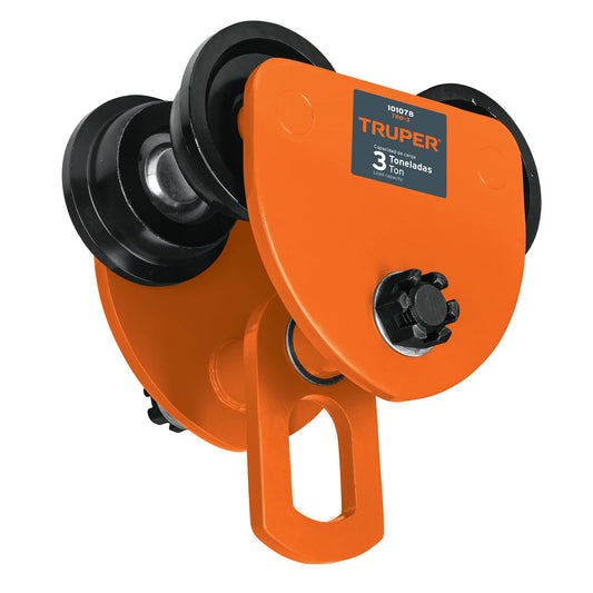 TRO-3 Trole de carga para vigas IPS e IPR, ajustable, 3 Ton