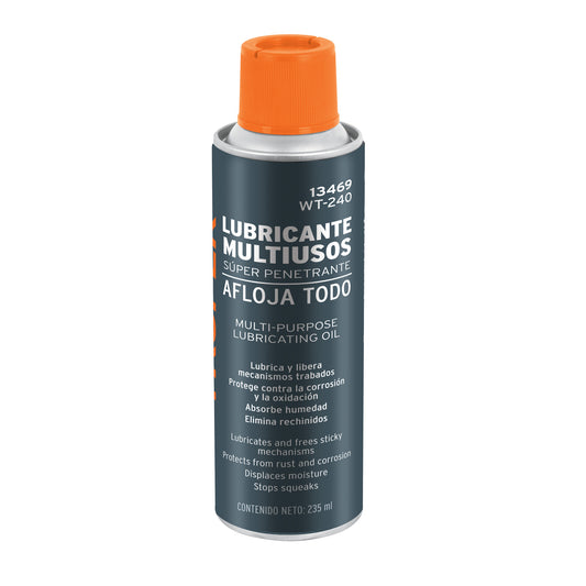 WT-240 Lubricante aflojatodo en aerosol, 235 ml