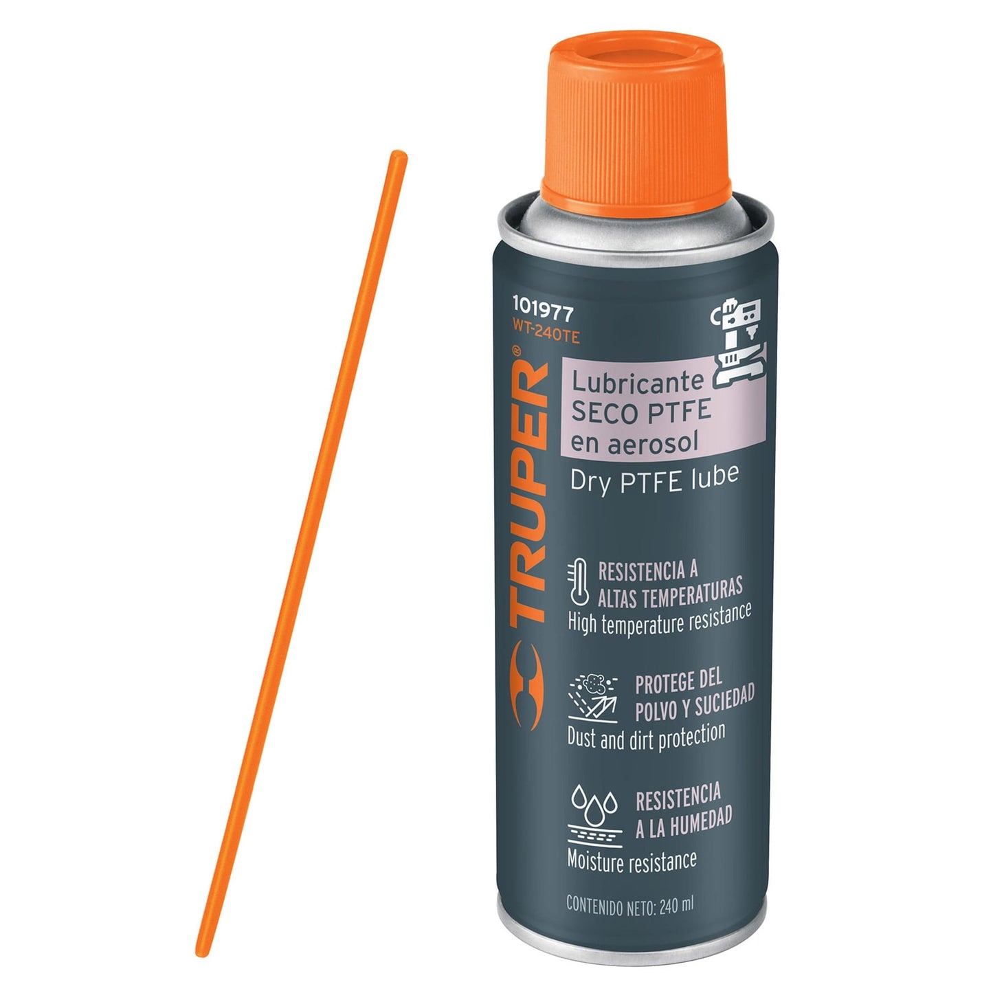 WT-240TE Lubricante seco PTFE en aerosol 240 ml