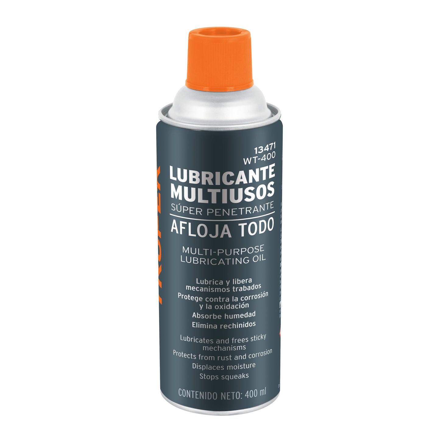 WT-400 Lubricante aflojatodo en aerosol, 400 ml