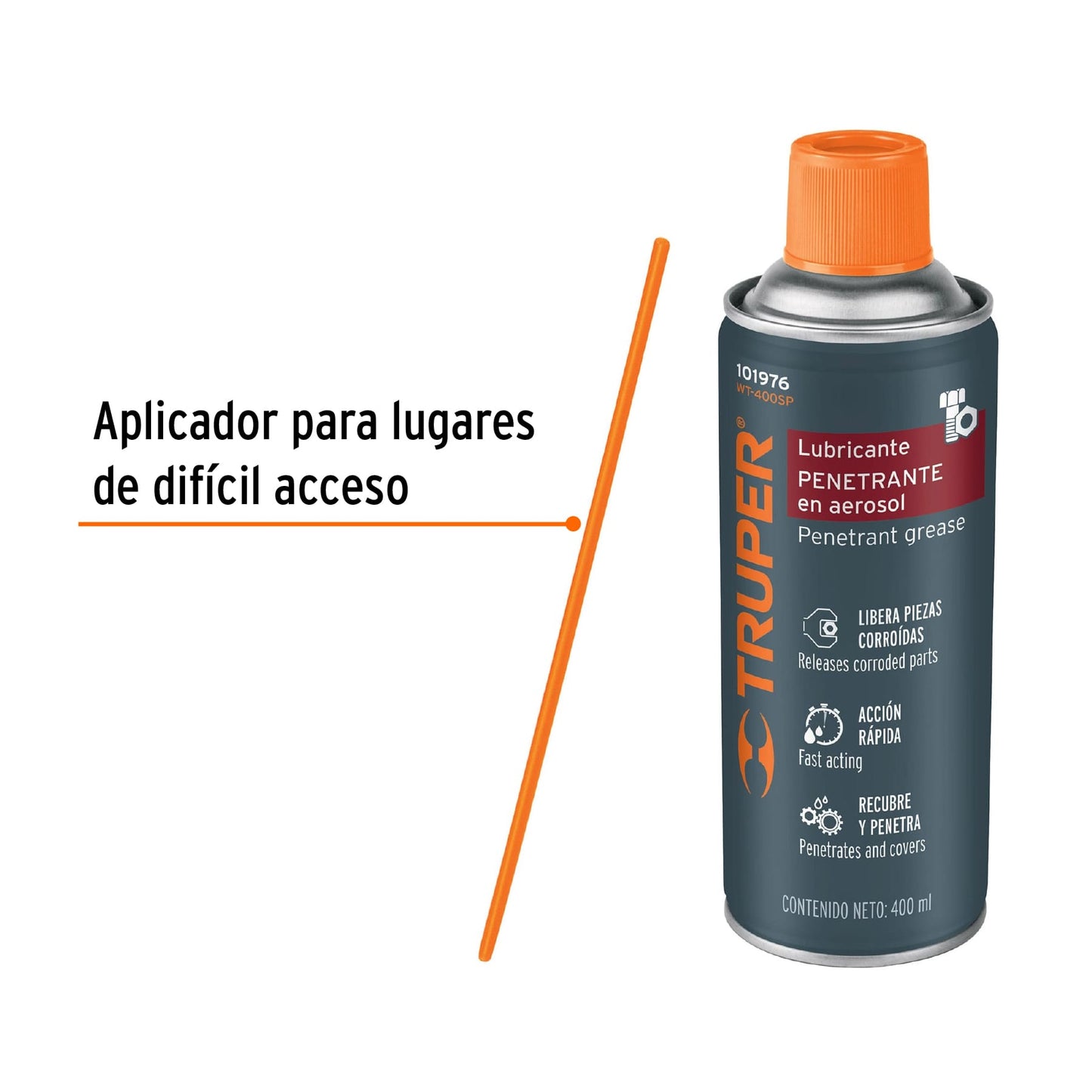 WT-400SP Lubricante penetrante en aerosol 400 ml