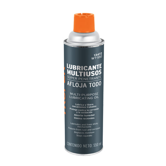 WT-550 Lubricante aflojatodo en aerosol, 550 ml