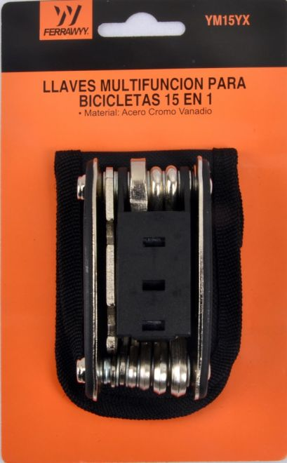 YM15YX Llaves multifuncion para bicicletas 15 en 1 fwyy-tmx