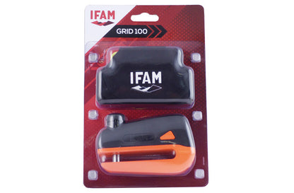 053020C Candado antirrobo para freno de disco GRID75 cromo, Ifam