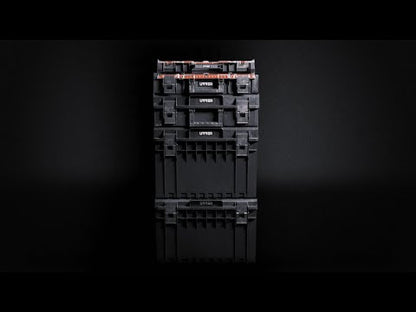 CPM16 Caja portaherramientas plástica modular con compartimentos 23" X 15" X 16"